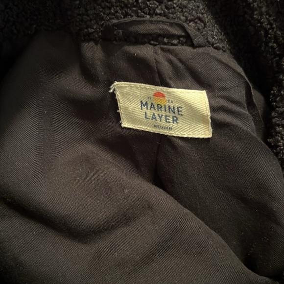 Marine Layer size Medium Black oversized Jacket - Picture 4 of 4